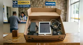Aparelhos celulares e notebooks velhos são coletados pelos Correios