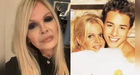 A apresentadora ressaltou o comportamento descontraído do cantor durante o ensaio.