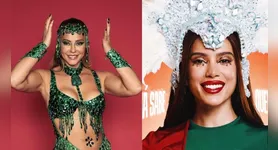 Anitta consultou Paolla Oliveira antes de aceitar o convite da escola de samba.