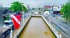 Techo está interditado desde do dia 16 de outubro.