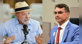 Imagem ilustrativa da notícia Datafolha aponta empate entre Lula e Flávio no 1º turno