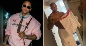 A postagem do cantor sobre o tamanho da cueca chamou atenção