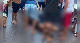 O homem teria sido atingido por um carro, em que o condutor fugiu do local