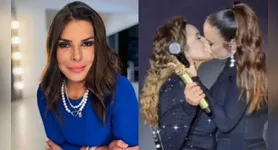 O beijaço entre Daniela Mercury e Ivete Sangalo foi demais para Mara Maravilha