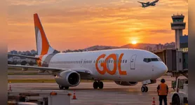 A empresa área Gol anunciou o fim das 17 rotas aéreas nacionais e internacionais