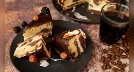Entre as receitas apresentadas, o bolo de café com chocolate se destacou.