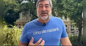 O apresentador contou sobre a devoção e a presença anual no Círio de Nazaré.