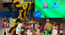 Luizinho Moura, Silva da VG e Neivo Cravo formam parceria paraense que avançou na disputa de samba-enredo da Beija-Flor para o Carnaval 2027.