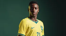 Luiz Henrique durante preparação da Seleção Brasileira para a Copa do Mundo de 2026.