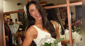 Gabriela Versiani celebrou sua primeira despedida de solteira ao lado das funcionárias de sua marca antes do casamento com Murilo Huff.