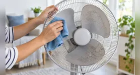 Poeira acumulada no ventilador pode prejudicar a circulação do ar; truque simples ajuda na limpeza sem precisar desmontar o aparelho.