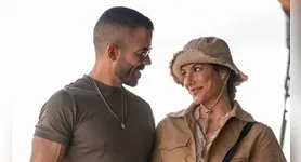 Mari Gonzalez e Pipo Marques ficaram noivos durante viagem romântica ao Quênia.