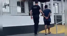 Homem foi preso em flagrante pela Polícia Civil após denúncia de tentativa de feminicídio em Tomé-Açu.