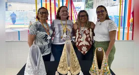 Exposição “Em Cada Fio, Uma Oração” reúne trabalhos inspirados na fé e no Círio de Nazaré no Sesc Doca.