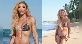 Maya Massafera está em Maceió para participar do Rancho do Maia, reality virtual criado por Carlinhos Maia