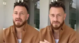 Apesar do ocorrido, o jornalista tranquilizou o público e afirmou que está bem