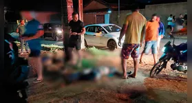 Houve uma troca de tiros entre o policial militar e os dois suspeitos. Durante o confronto, um dos homens foi atingido e morreu no local.