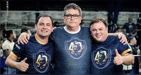 Glauber (esquerda) será apoiado por Tonhão (centro) e provavelmente por Milton Campos (direita)