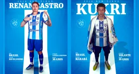 O lateral-esquerdo Renan Castro, de 30 anos, e o volante paraense Kukri, de 19, tiveram os nomes publicados no Boletim Informativo Diário (BID)