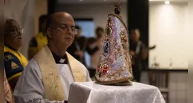 A Imagem Peregrina de Nossa Senhora de Nazaré visitou o Clube do Remo,