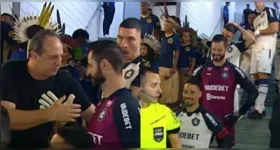 A defesa aconteceu aos 10 minutos do segundo tempo do jogo entre Remo e Flamengo, em Belém.