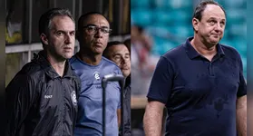 Léo Condé traz vantagem sobre Rogério Ceni em confrontos.