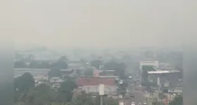 Na maior parte da cidade, a qualidade do ar variava entre as categorias muito ruim e péssima.