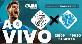 O Papão precisa da vitória para seguir vivo na luta pelo acesso à Série B. Acompanhe a partida no Tem Jogo no DOL, com transmissão da Rádio Clube do Pará.