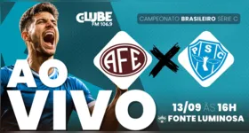 Paysandu encara a Ferroviária neste domingo (13/09), pela segunda rodada da segunda fase da Série C; acompanhe a partida ao vivo no Tem Jogo no DOL, com transmissão da Rádio Clube do Pará.
