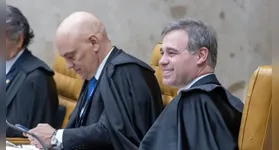 Os ministros André Mendonça e Alexandre de Moraes