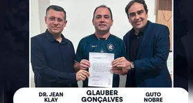 Glauber Gonçalves registra chapa para a eleição do Clube do Remo com apoio de Tonhão e mudanças na disputa eleitoral.