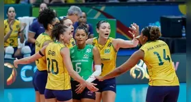Com o placar de 3 sets a 0, o Brasil se classifou para as Olimpíadas de Los Angeles.
