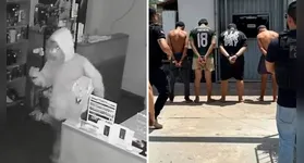 A polícia conseguiu prender os suspeitos poucas horas depois do furto