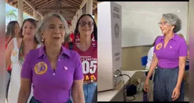 Araceli Lemos, candidata ao Governo do Pará pelo PSOL, votou em Belém no primeiro turno das Eleições 2026. Veja como foi sua participação.