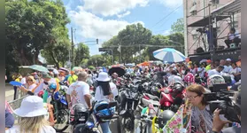 Motociclistas se preparam para a Motorromaria do Círio de Nazaré 2026, que acontece neste sábado (10/10), em Belém, após a chegada da Imagem Peregrina.
