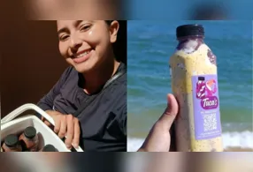 O açaí na garrafa virou febre nas praias de Guarapari (ES), conquistando moradores e turistas com textura cremosa, praticidade e vídeos que já somam milhões de visualizações nas redes sociais.