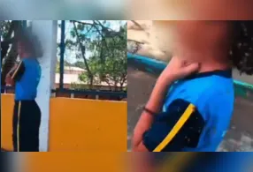 Vídeo foi compartilhado pelo próprio motoboy.