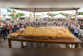 A produção ocorreu dentro da Expointer, uma das principais feiras de exposição de animais da América Latina.