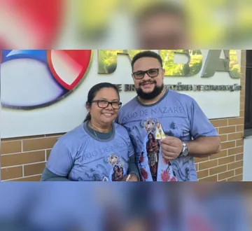 Imagem ilustrativa da imagem Casal enfrenta BR-316 a pé para cumprir promessa à Nossa Senhora de Nazaré