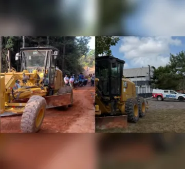 Imagem ilustrativa da imagem Mulher morre após acidente com moto e motoniveladora em Irituia