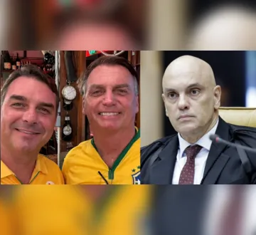 Imagem ilustrativa da imagem Moraes solicita à PGR parecer sobre visita de Flávio Bolsonaro ao pai