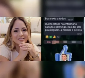 Imagem ilustrativa da imagem Médica é afastada após ordem de prender pacientes petistas em hospital
