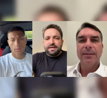 Imagem ilustrativa da imagem Amigo de Flávio Bolsonaro tenta barrar postagens de Richarlison sobre ilha em Angra