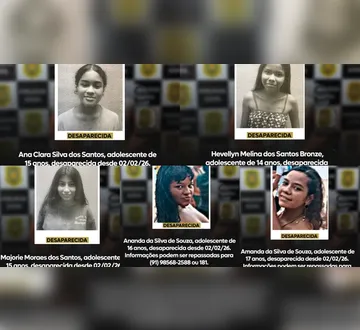 Imagem ilustrativa da imagem Polícia divulga lista de adolescentes desaparecidos no Pará; veja como ajudar