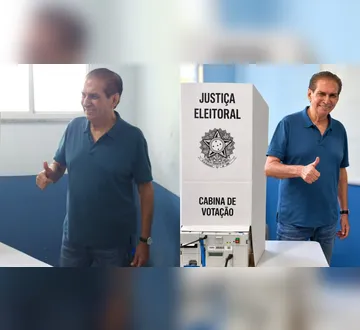 Imagem ilustrativa da imagem Senador Jader Barbalho vota em Belém e destaca 60 anos de vida pública