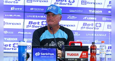 Após empate contra a Inter de Limeira, Mazola cobra intensidade do Paysandu e projeta evolução do elenco para os próximos jogos da Série C.