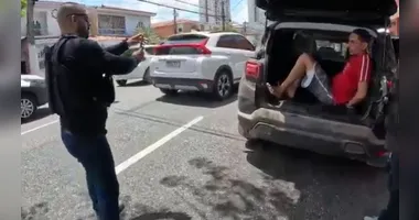 O suspeito foi preso na manhã da última sexta-feira (21), mas foi solto neste sábado (22), em decisão da audiência de custódia