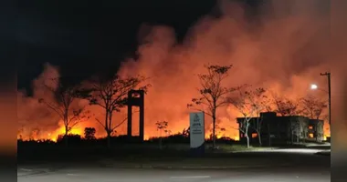 O fogo teria acontecido em área de mata e, ao se alastrar. chegou no campus da UFPA