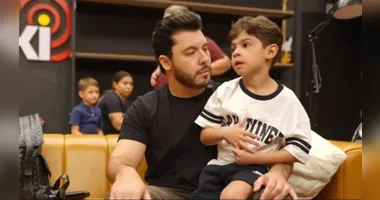 Léo é filho de Murilo Huff e Marília Mendonça.