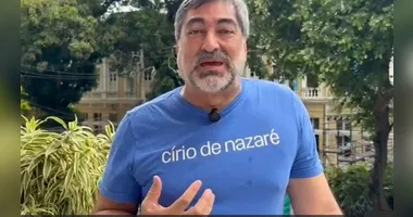 O apresentador contou sobre a devoção e a presença anual no Círio de Nazaré.